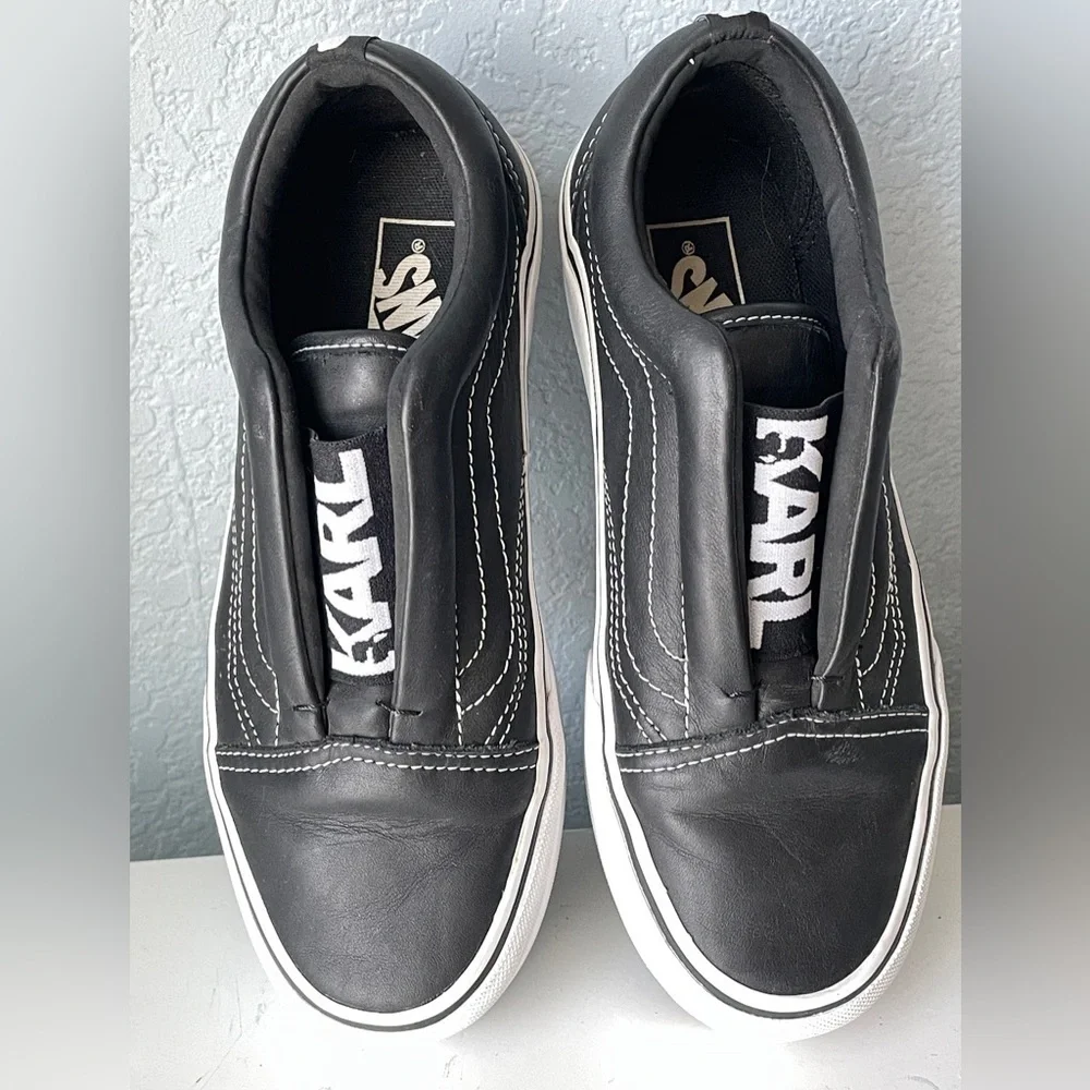 Karl Lagerfeld x Vans Shoes 4.5 Great Condition HOT item! KL Classy & RARE